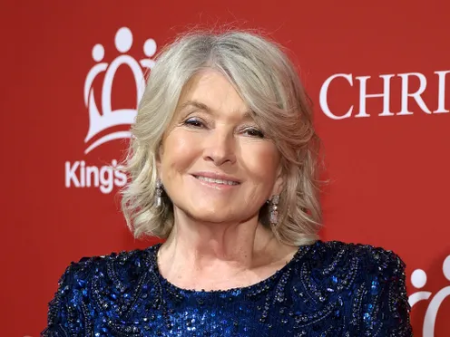 Martha Stewart at a red carpet event